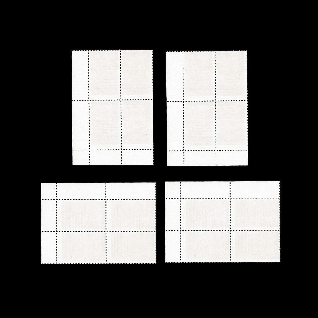 บล็อค 4 (มุมวันที่) ภาพประดิษฐ์ดอกบัว