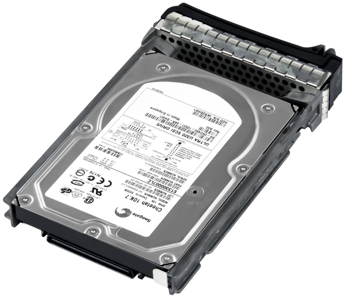 Seagate / DELL 300GB 10K U320 SCSI Hard Drive 3.5" // 0HC492 / ST3300007LC (Used) // สินค้ารับประกัน โดย บริษัท อะไหล่เซิร์ฟเวอร์ จำกัด