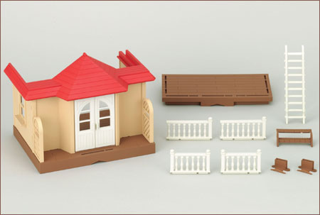 ซิลวาเนียน ระเบียงบ้านวิลโลว์ฮอลล์ (JP) Sylvanian Families Willow Hall Terrace