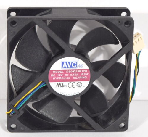 AVC 92mm Fan 12V 0.41A Hydraulic 1x 3/4-Inch Black DS09225R12H-P197 45K6340 (Used) // สินค้ารับประกัน โดย บริษัท อะไหล่เซิร์ฟเวอร์ จำกัด