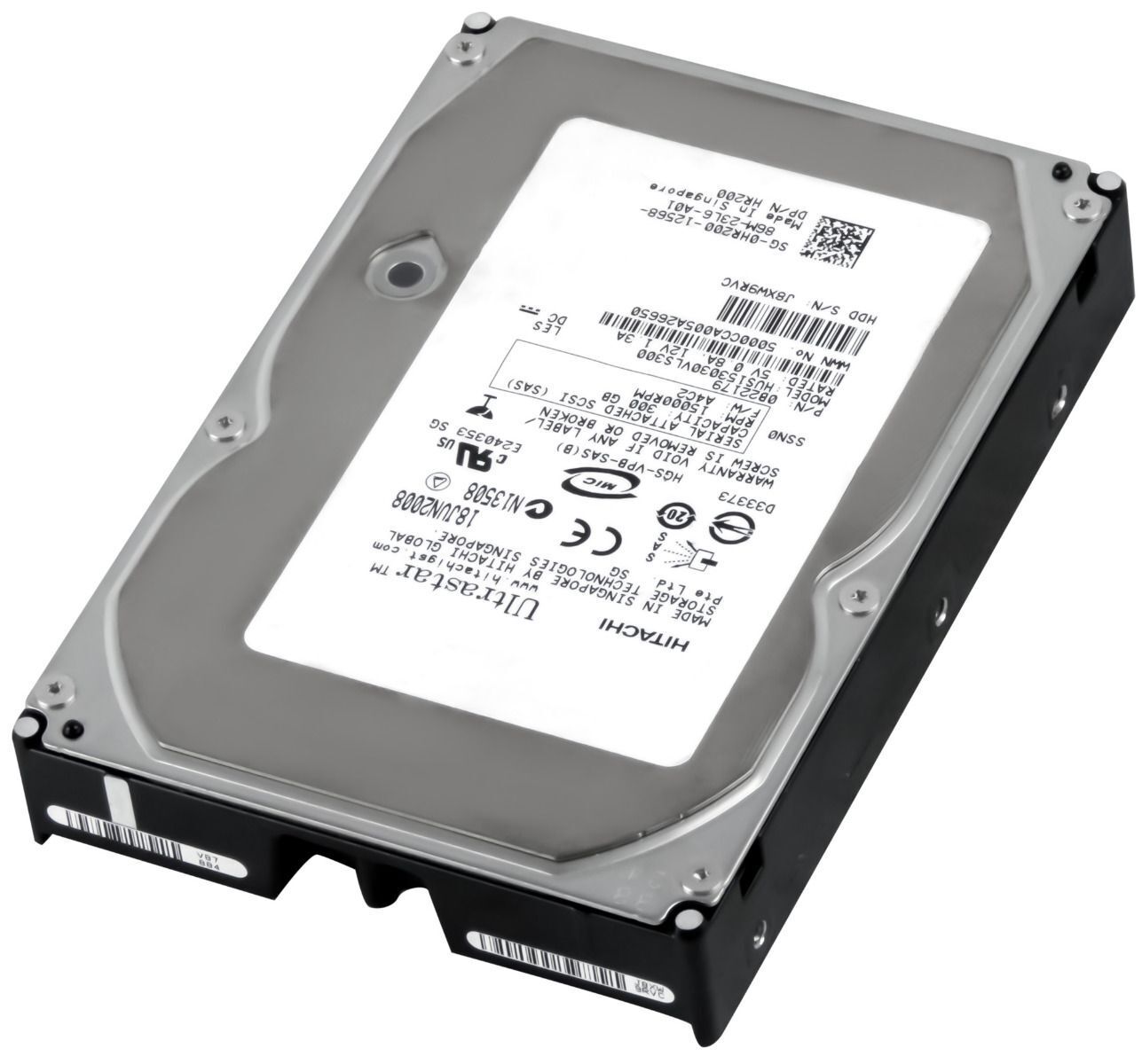 Hitachi / DELL 300GB 15K 16MB SAS Hitachi Dell Hard 3.5 " // 0HR200 / HR200 / 0B22179 / B22179 / HUS153030VLS300 (Used) // สินค้ารับประกัน โดย บริษัท อะไหล่เซิร์ฟเวอร์ จำกัด