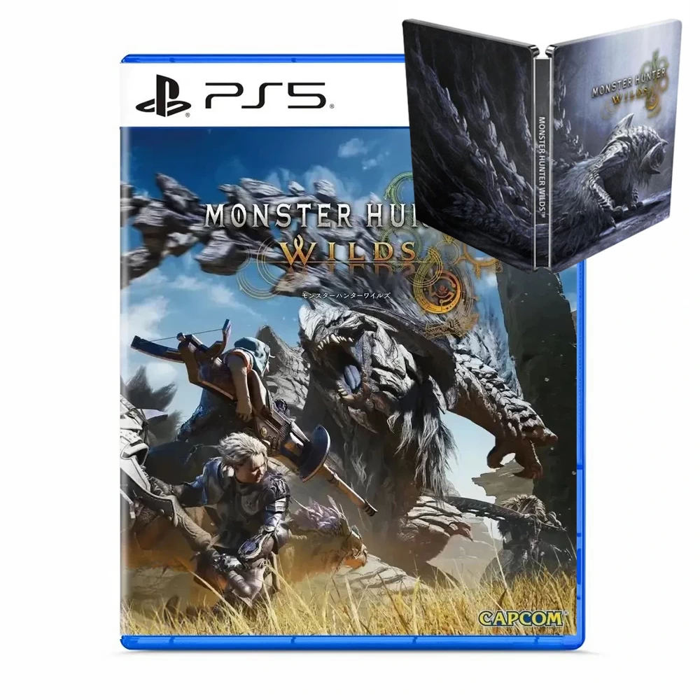 PS5- Monster Hunter Wilds + Steelbook – เก็บสะสมเกมในรูปแบบพิเศษ ด้วยกล่องเหล็กสวยงาม