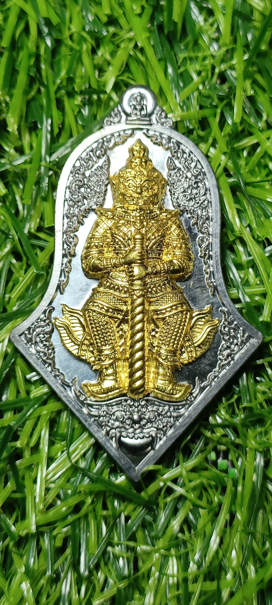 สุวรรณ หมื่นล้าน หลวง พ่อพัฒน์ วัดห้วยด้วน นครสวรรค์ ปี 2565 เนื้อตะกั่ว หลังเรียบ