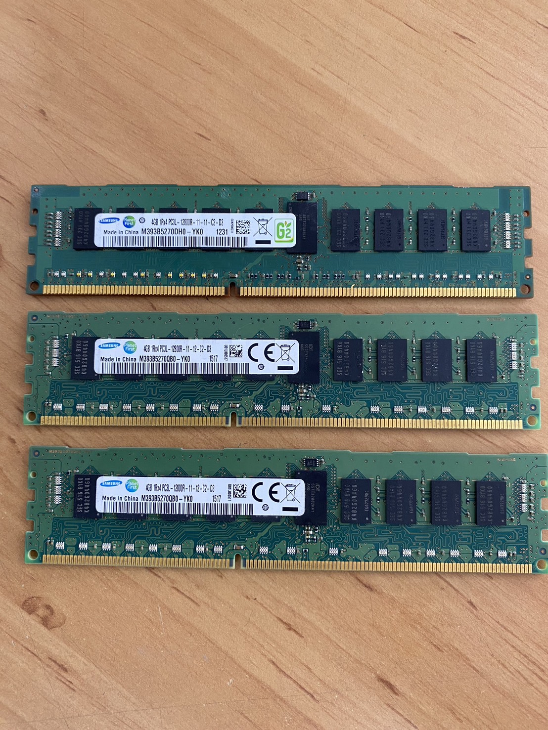 Samsung 4GB 1Rx4 PC3L-10600 DDR3 ECC CL9 240P Memory // M393B5270DH0-YH9 / M393B5270QB0-YK0 (USED) สินค้ารับประกัน โดย บริษัท อะไหล่เซิร์ฟเวอร์ จำกัด