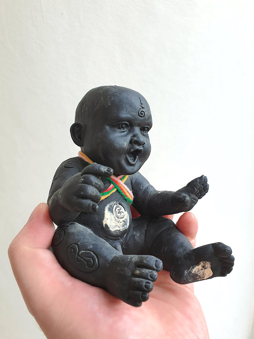 กุมารทอง อาจารย์ คม ไตรเวทย์ สุพรรณบุรี รุ่น สามสหาย