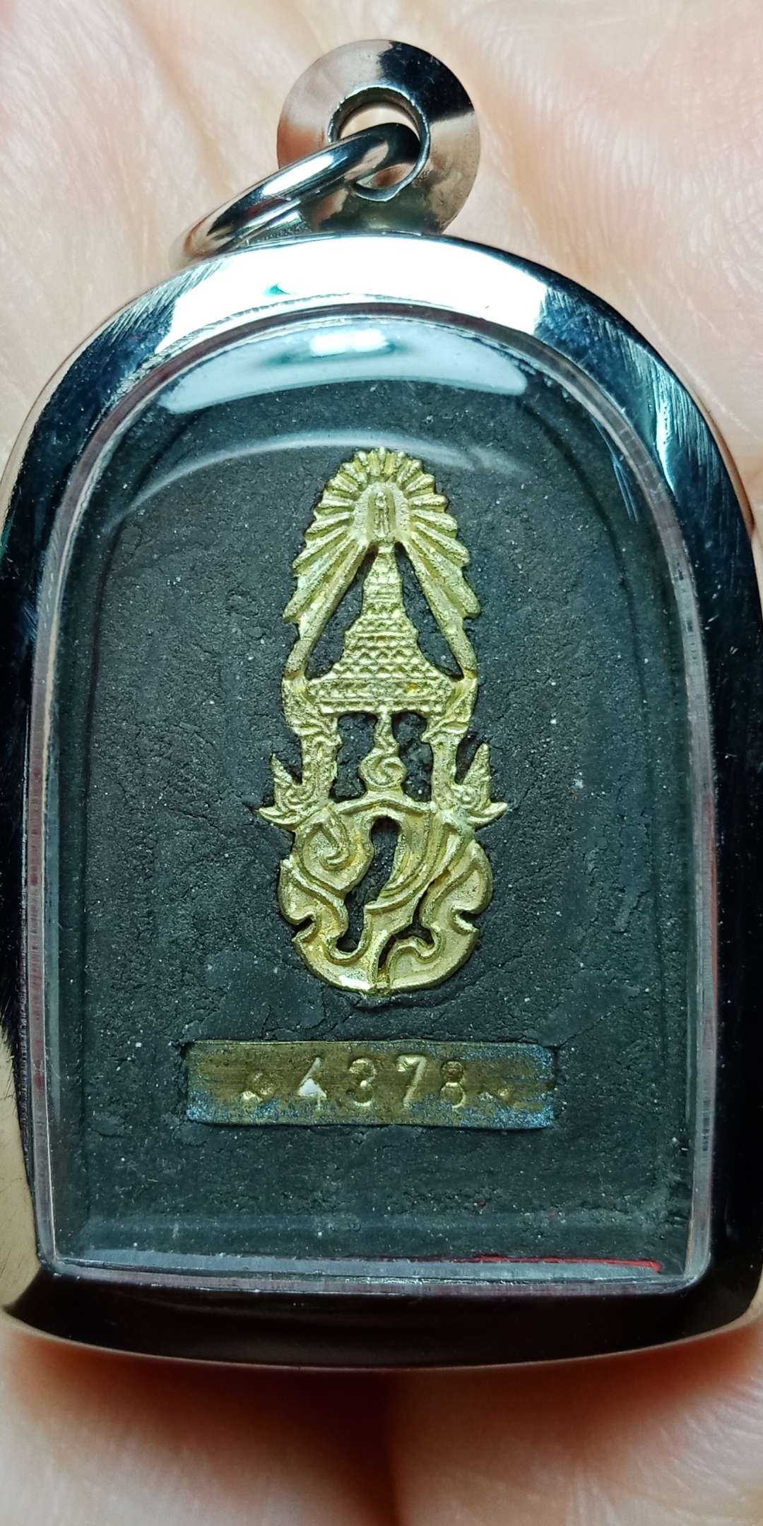 หลวงปู่ทวด เนื้อว่าน พิมพ์ซุ้มกอ หลัง ภปร วัดพระศรีรัตนศาสดาราม ปี 2547