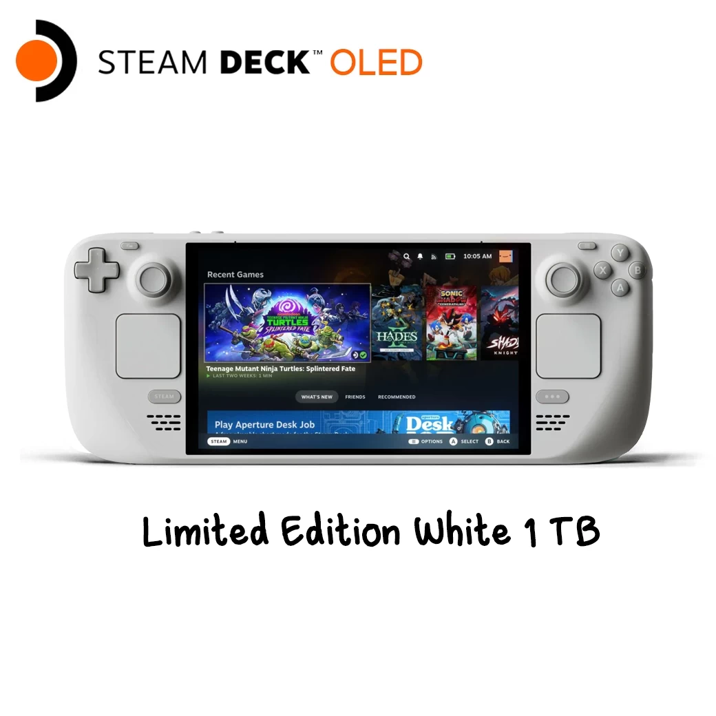 Steam Deck OLED – Limited Edition White 1 TB : สีขาวสวยสะกดทุกสายตา