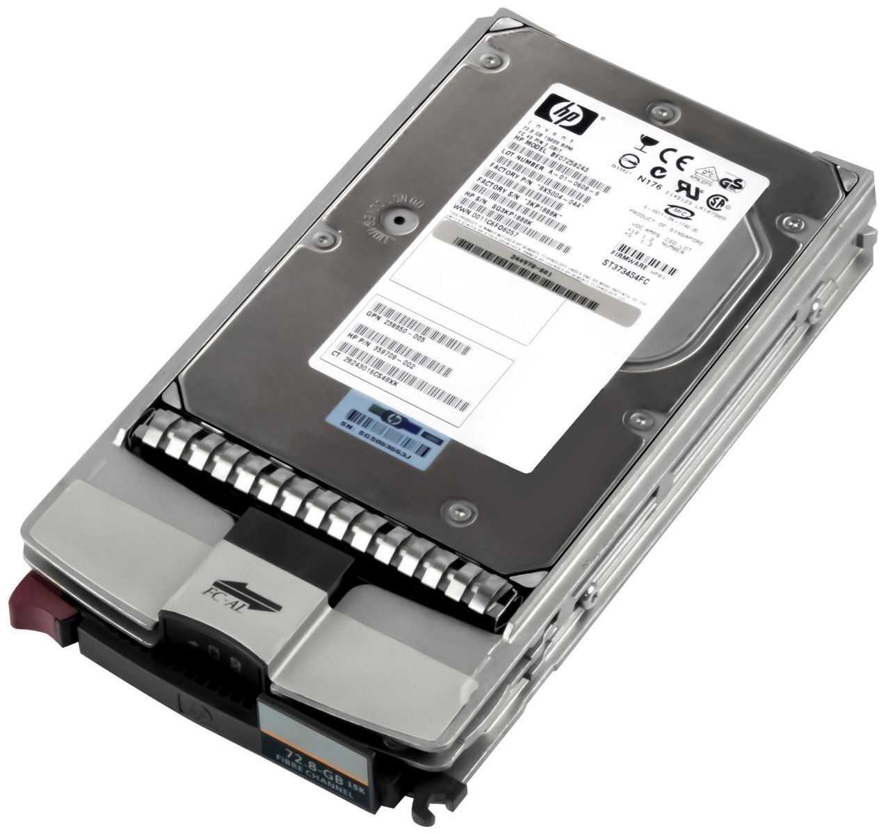 HP 73GB 15K 3.5'' 8MB Fibre Channel Hard Drive// BF07258243 / 9X5004-044 / HP 359709-002 / GPN 238950-005 ( ST373454FC ) Fibre Channel (Used) // สินค้ารับประกัน โดย บริษัท อะไหล่เซิร์ฟเวอร์ จำกัด