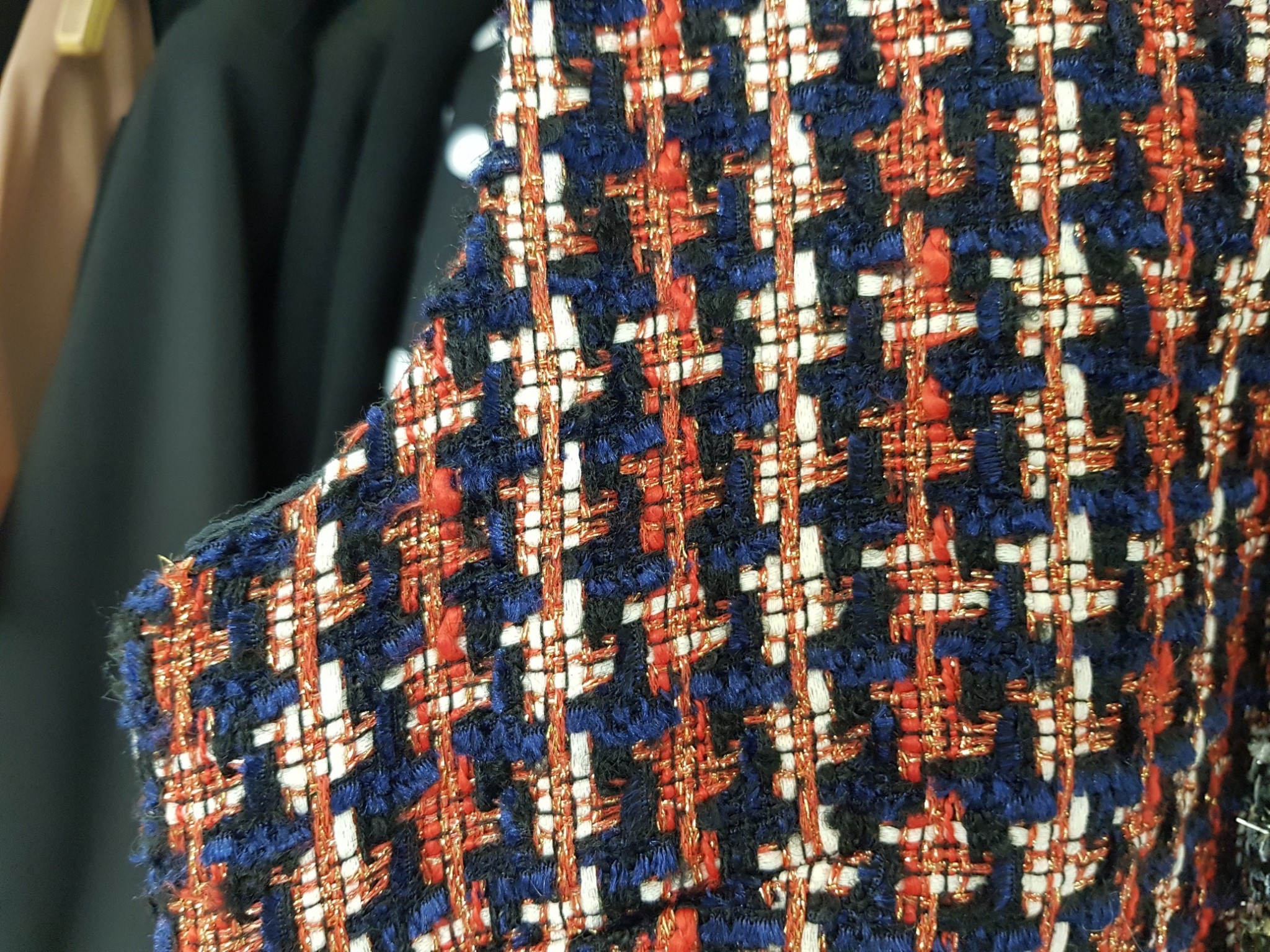 มินิเดรสผ้าทวิตTweed Dress (S-L) #1816