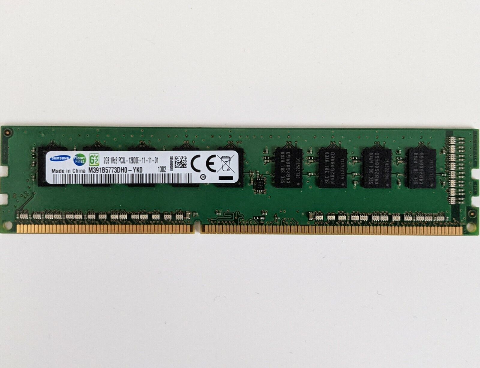 Samsung 2GB 1Rx8 PC3L 12800E DIMM Memory / M391B5773DH0-YK0 (Used) // สินค้ารับประกัน โดย บริษัท อะไหล่เซิร์ฟเวอร์ จำกัด
