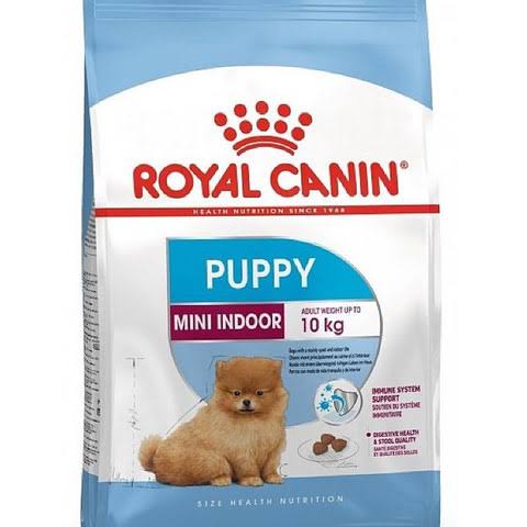 Royal canin Indoor Puppy 3kg สำหรับลูกสุนัขเลี้ยงในบ้านพันธุ์เล็ก อายุต่ำกว่า 10 เดือน ขนาด 3 กก.
