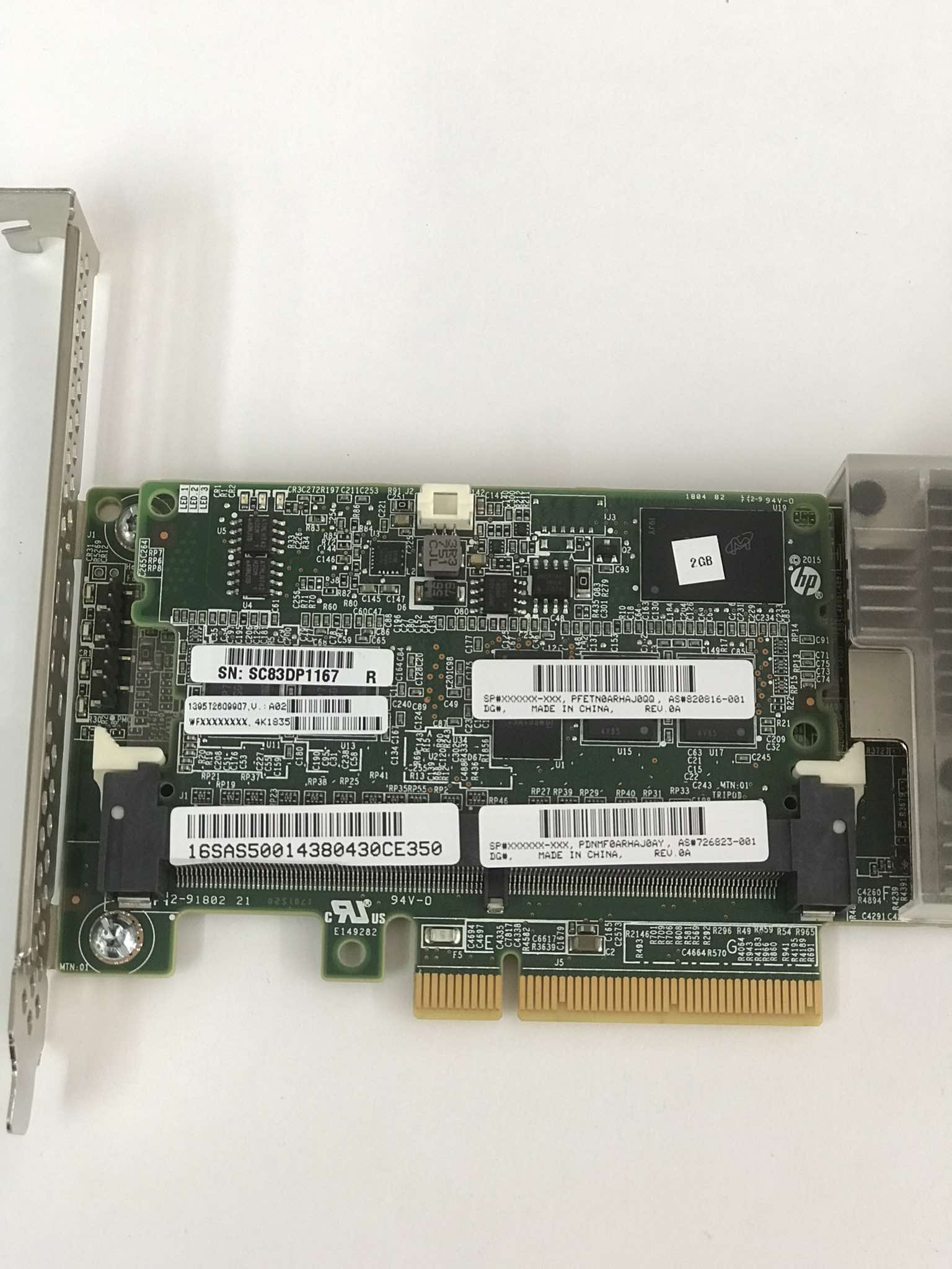 HP Controller Smart Array 12GBSAS P440 2GB FBWC // 726823-001, 820816-001, 802815-001, 830057-001 (Used) // สินค้ารับประกัน โดย บริษัท อะไหล่เซิร์ฟเวอร์ จำกัด