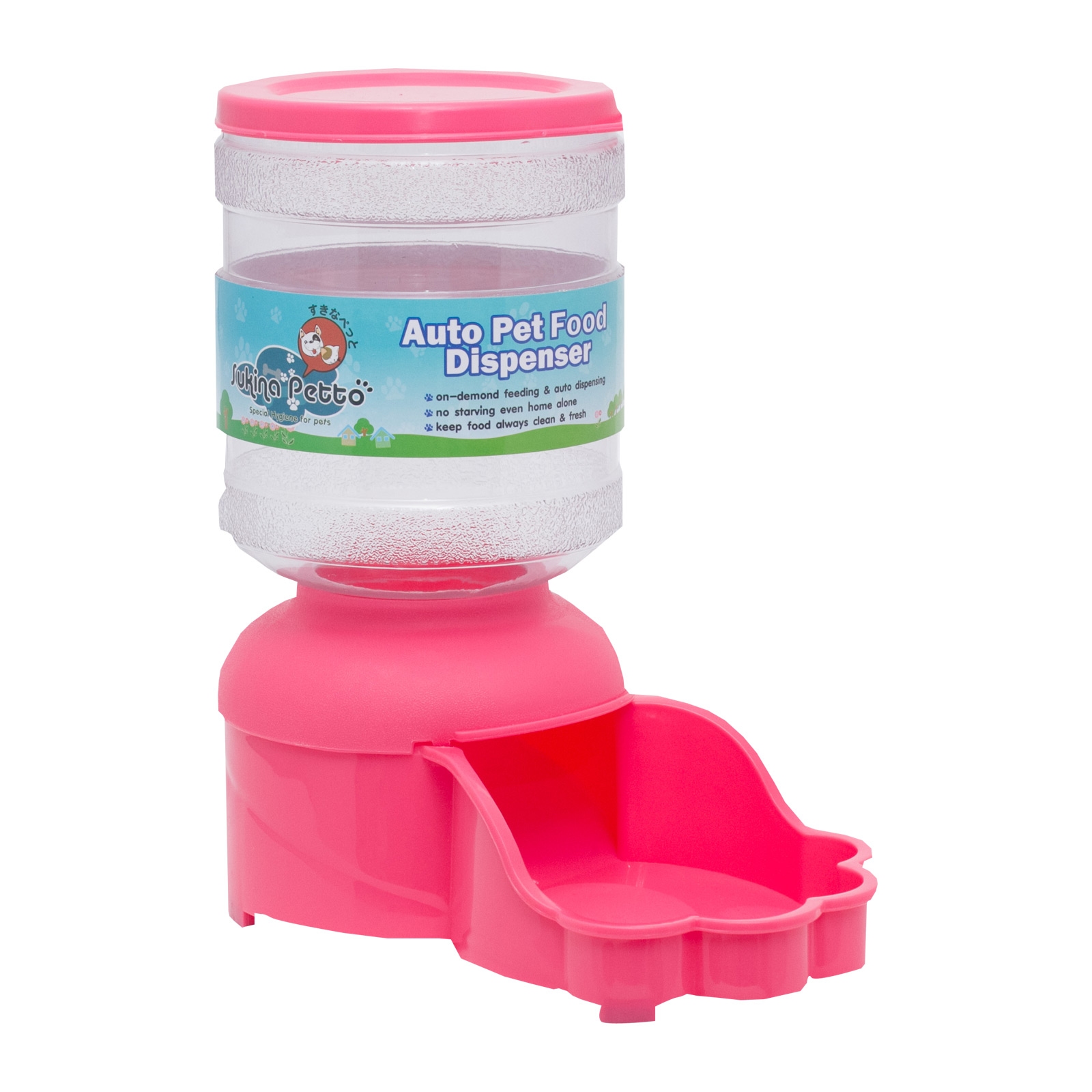 Sukina Petto เครื่องให้อาหารสัตว์เลี้ยงแบบอัตโนมัติ ขนาด 2 กก.