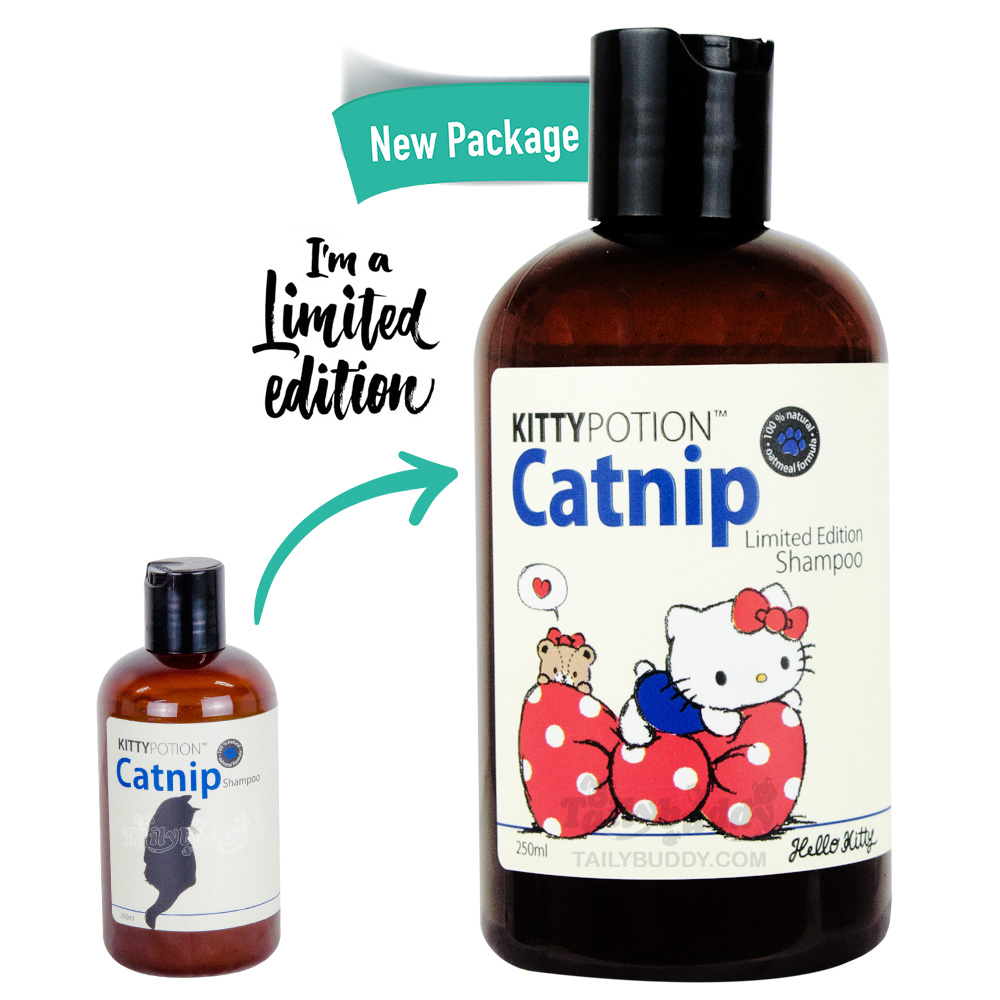 Kitty Potion Catnip คิตตี้ โปชั่น สเปรย์บำรุงขน สกัดจากธรรมชาติและแค็ทนิพ สำหรับแมว ขนาด 250 ml