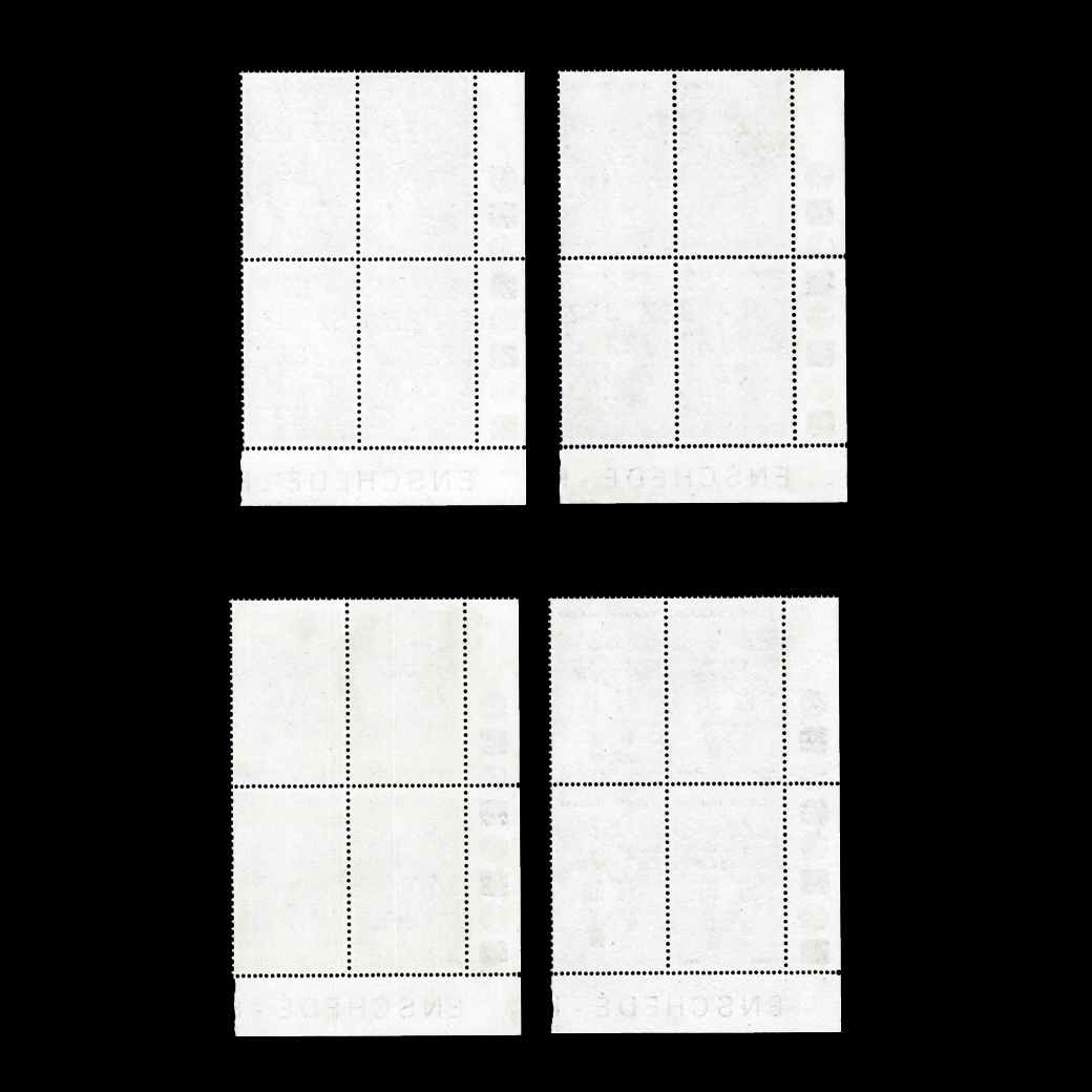 บล็อค 4 (มุมสี) แสตมป์การละเล่นของไทย