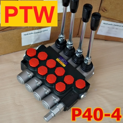 ไฮโดรลิคคินโทรนวาวร์(4หุน) PTW P40-4(4แกน)(40L)(3,000-4,600PSI)