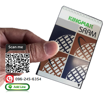 Kingmax, SJA-001M5W , 1MB, SRAM Card, PC Card, with 8KB, attribute memory,dual 8-bit & 16-bit, auto selectable