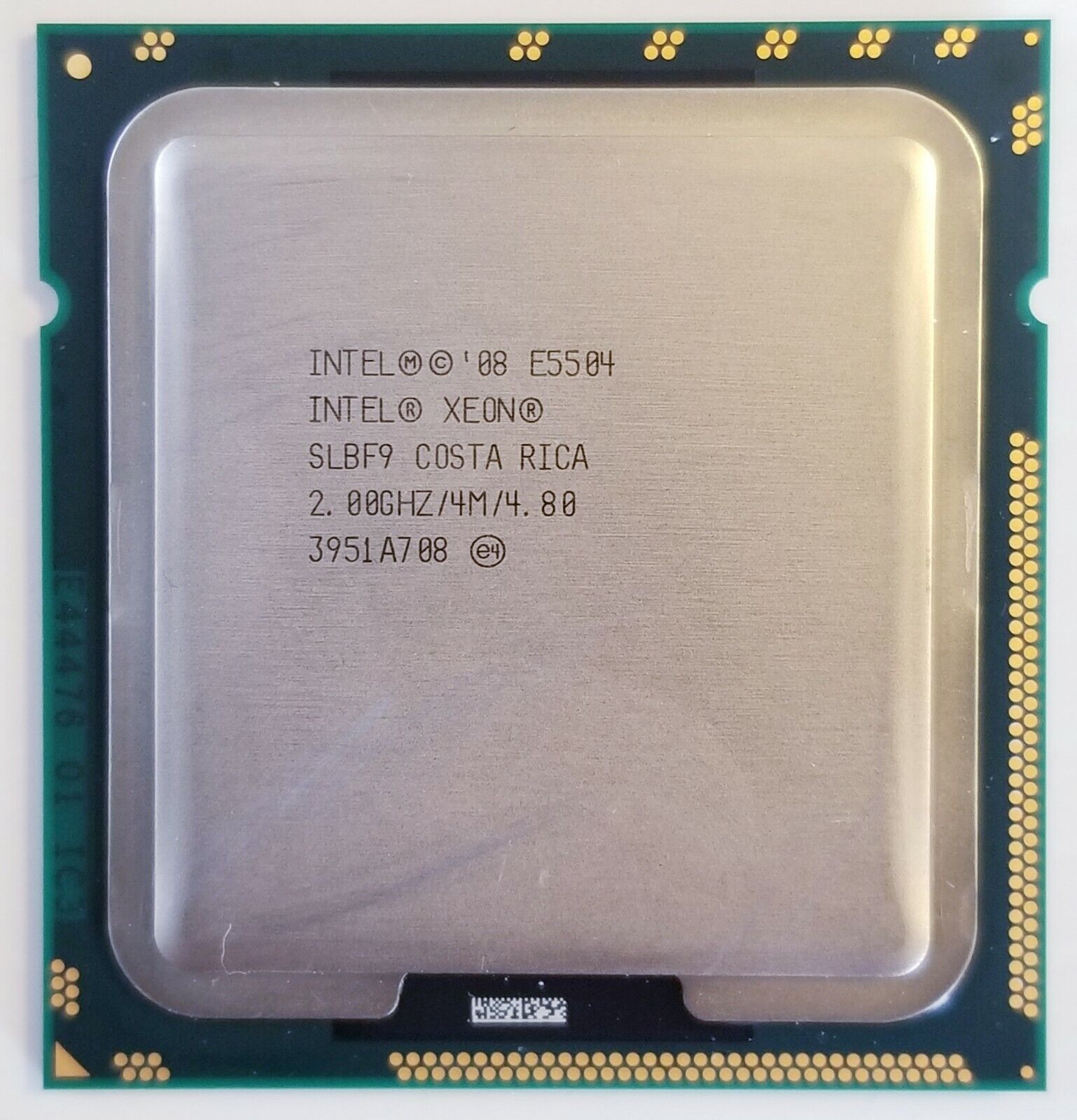 Intel Xeon E5504 SLBF9 2.0GHz/4MB/4.80GT/S Socket/Socket 1366 Quad CPU Processor (Used) // สินค้ารับประกัน โดย บริษัท อะไหล่เซิร์ฟเวอร์ จำกัด