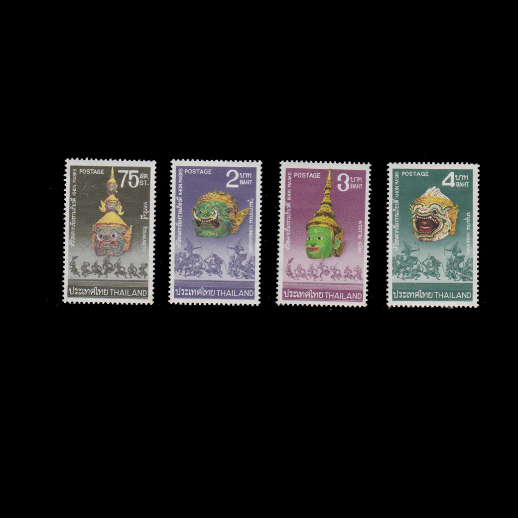 แสตมป์หัวโขน (ชุด1) MNH สภาพนอก