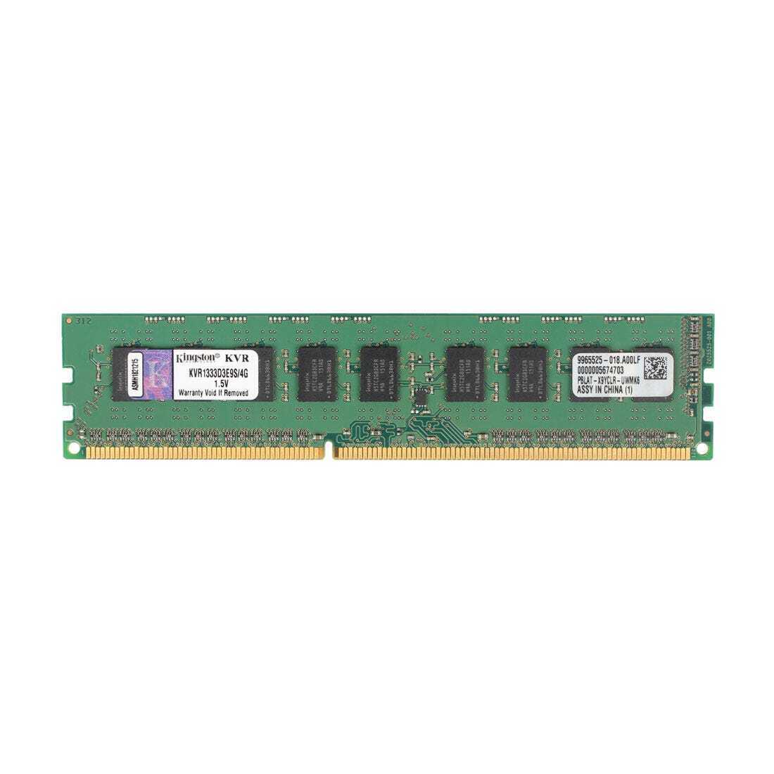 Kingston 4GB (2Rx8) PC3-10600R Server Memory 1333MHz DDR3 ECC REG // KVR1333D3E9S/4G (Used) // สินค้ารับประกัน โดย บริษัท อะไหล่เซิร์ฟเวอร์ จำกัด