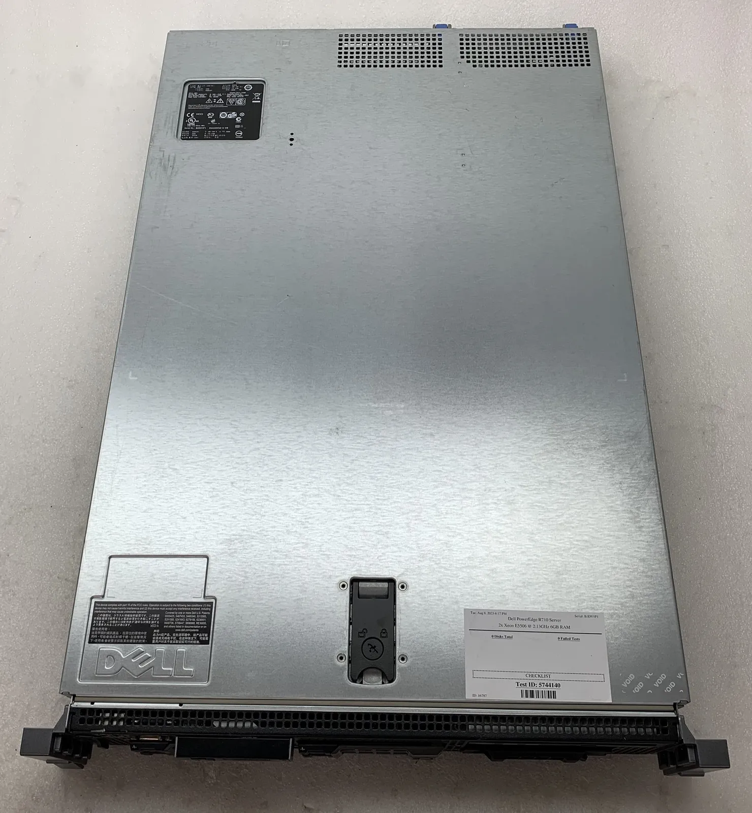 Dell PowerEdge R710 Server CPU X5667 3.07GHz / PowerSupply 870w x2 / Card Perc 6i 256MB+Bat (Used) // สินค้ารับประกัน โดย บริษัท อะไหล่เซิร์ฟเวอร์ จำกัด