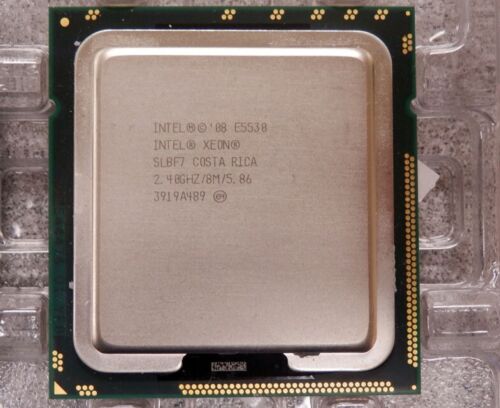 Intel Xeon E5530 2.4GHz/4MB/5.86GT/S Socket/1366 Quad CPU Processor // SLBF7 / E5530 2.40GHz (Used) // สินค้ารับประกัน โดย บริษัท อะไหล่เซิร์ฟเวอร์ จำกัด