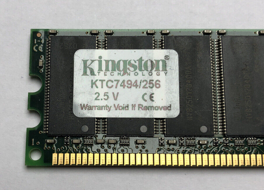 Kingston 256MB PC2100R Memory RAM DIMM / KTC7494/256 / 9965127-004 // (USED) สินค้ารับประกัน โดย บริษัท อะไหล่เซิร์ฟเวอร์ จำกัด