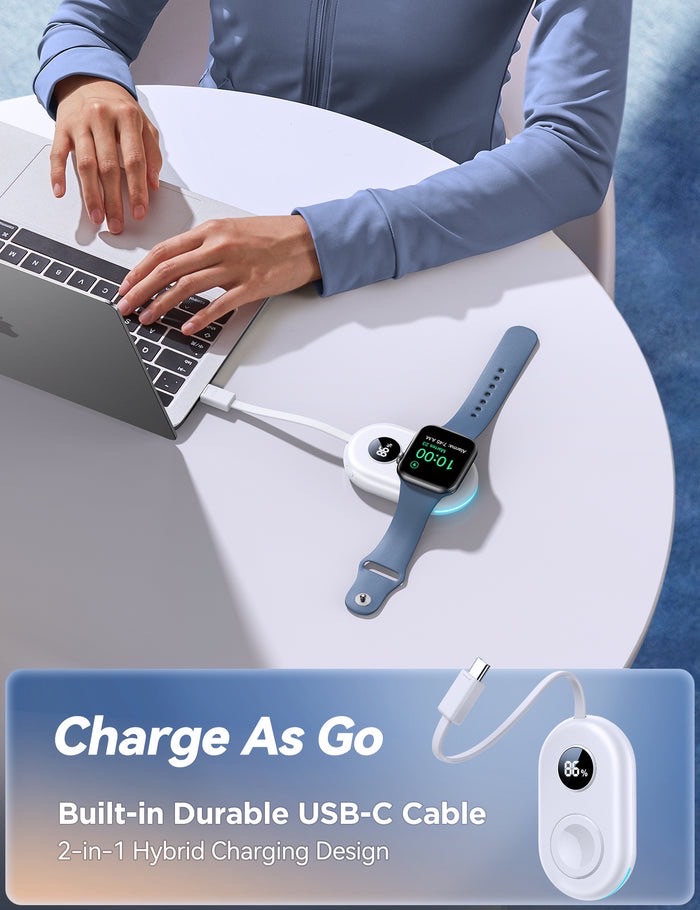 JR-W09 2500mAh PORTABLE WIRELESS WATCH CHARGER