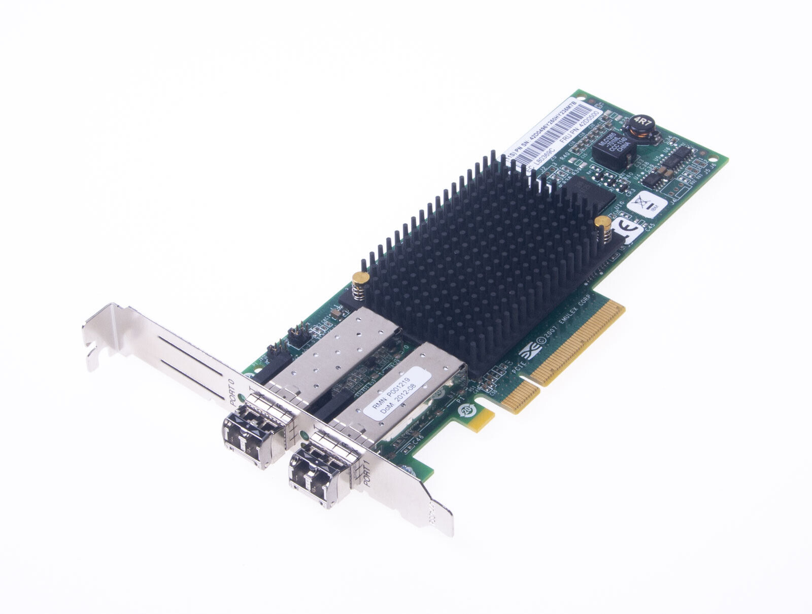 IBM Dual Port 8G FC HBA Adapter for System X LPE12002 w/ 2x 8GB SFP // 42D0500 (Used) // สินค้ารับประกัน โดย บริษัท อะไหล่เซิร์ฟเวอร์ จำกัด