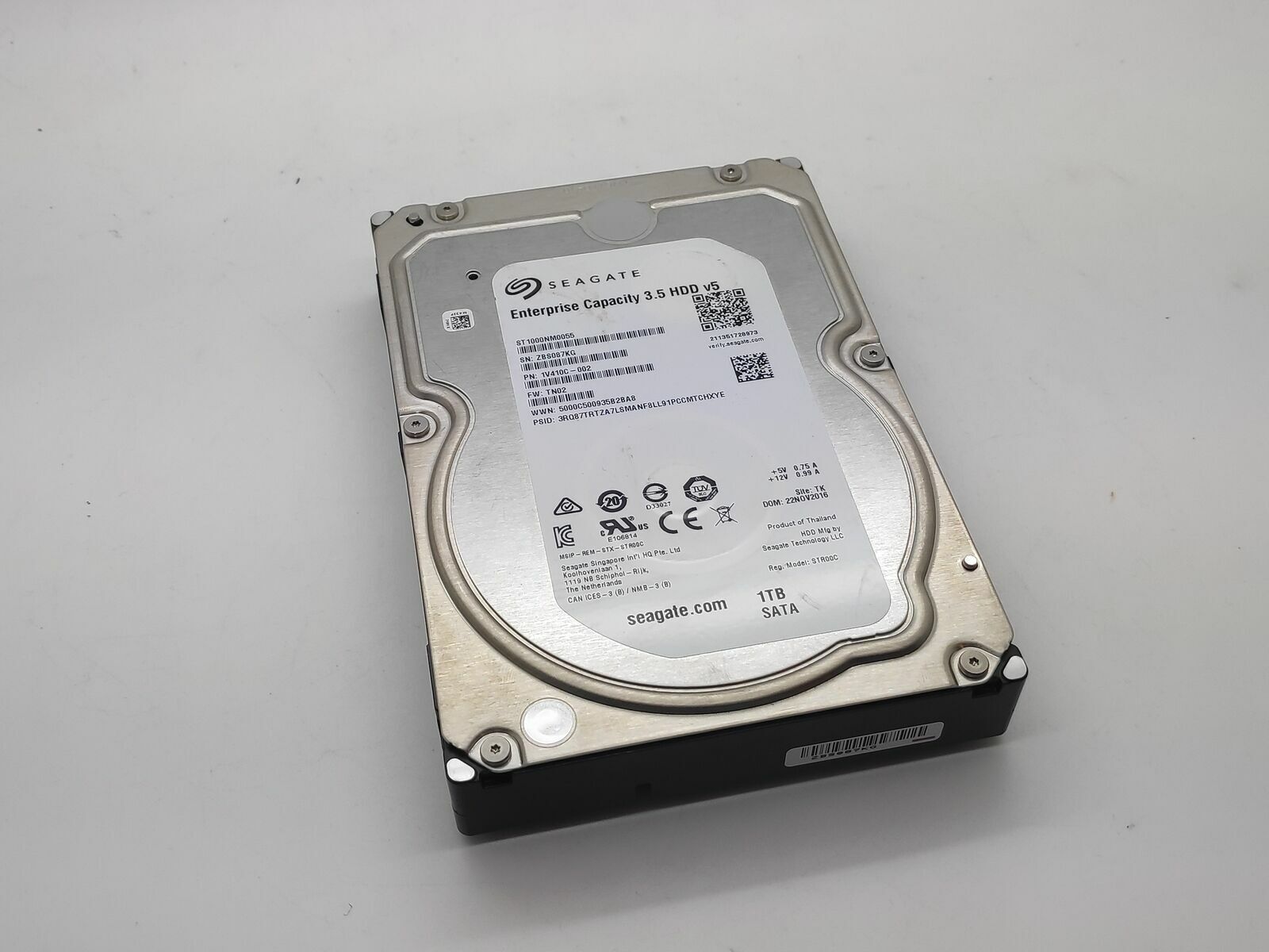 Seagate 1TB SATA 6Gb/s 7200 RPM 128MB HDD 3.5'' // 1V410C-002 / ST1000NM0055 (Used) // สินค้ารับประกัน โดย บริษัท อะไหล่เซิร์ฟเวอร์ จำกัด