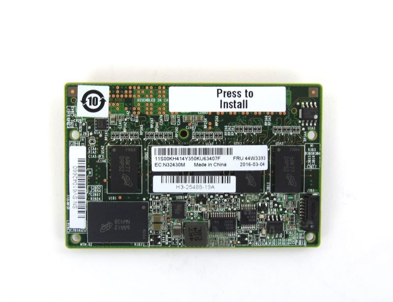 IBM 1Gb Flash/RAID5 Cache Upgrade M5200 Series zj // 44W3393 (Used) // สินค้ารับประกัน โดย บริษัท อะไหล่เซิร์ฟเวอร์ จำกัด