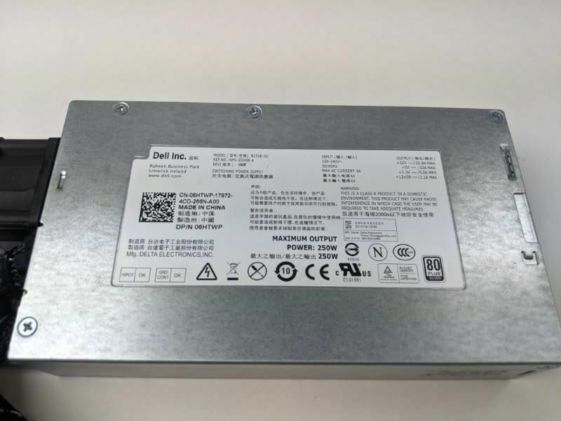 Dell Poweredge N250E-S0 250Watt Power Supply PSU Tested R210 R210II R220 // 06HTWP / 6HTWP (Used) // สินค้ารับประกัน โดย บริษัท อะไหล่เซิร์ฟเวอร์ จำกัด