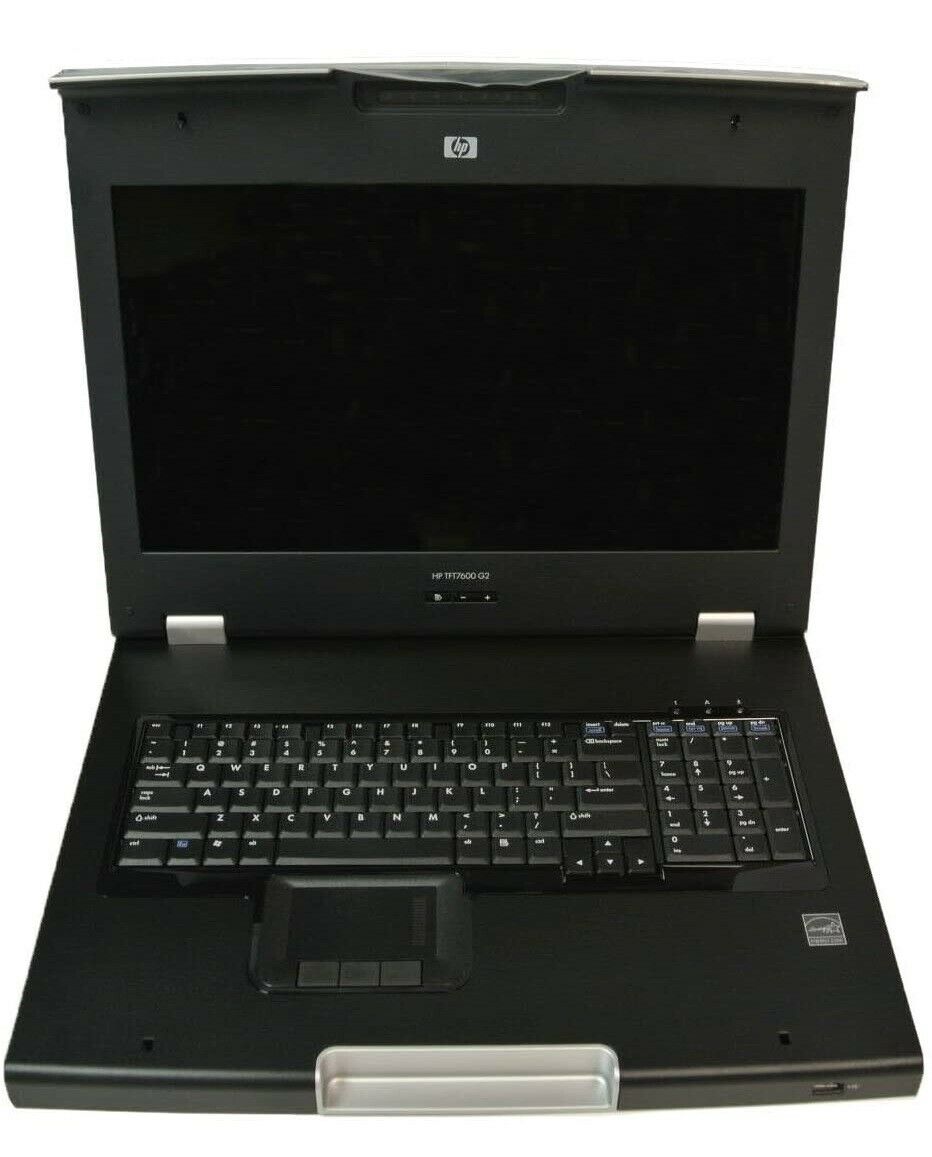 HP TFT7600 G2 KVM Console Rackmount Keyboard Intl Monitor (Used) // สินค้ารับประกัน โดย บริษัท อะไหล่เซิร์ฟเวอร์ จำกัด
