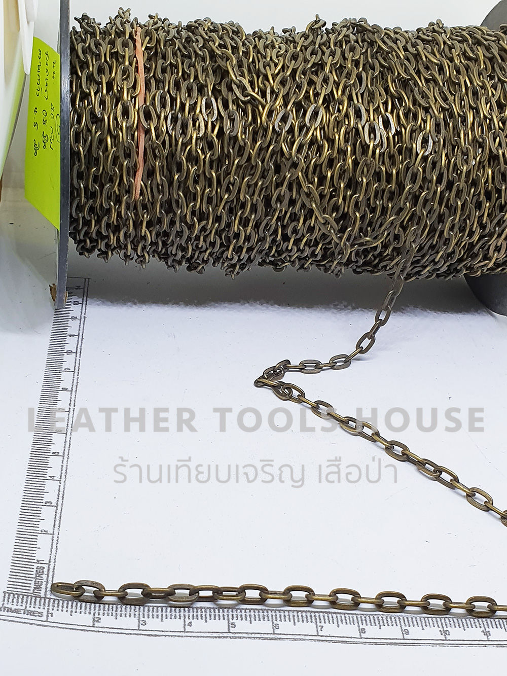 โซ่เหล็ก HCA-100L สีเหลืองดำ 1เมตร