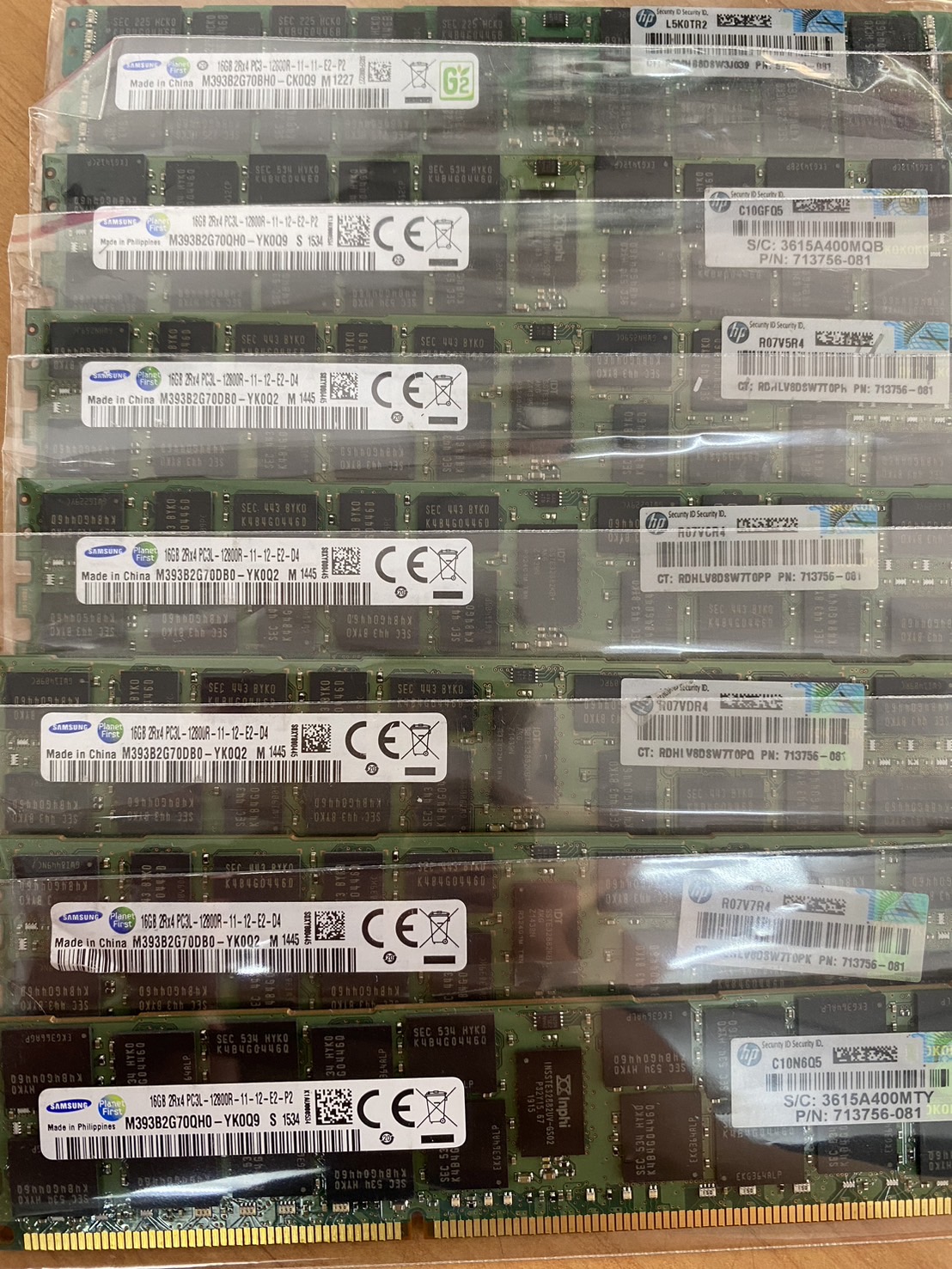 HP 16GB (2Rx4) PC3L-12800R DDR3-1600 Memory // 713756-081 / HMT42GR7BFR4A-PB / M393B2G70DB0-YK0 (Used) // สินค้ารับประกัน โดย บริษัท อะไหล่เซิร์ฟเวอร์ จำกัด
