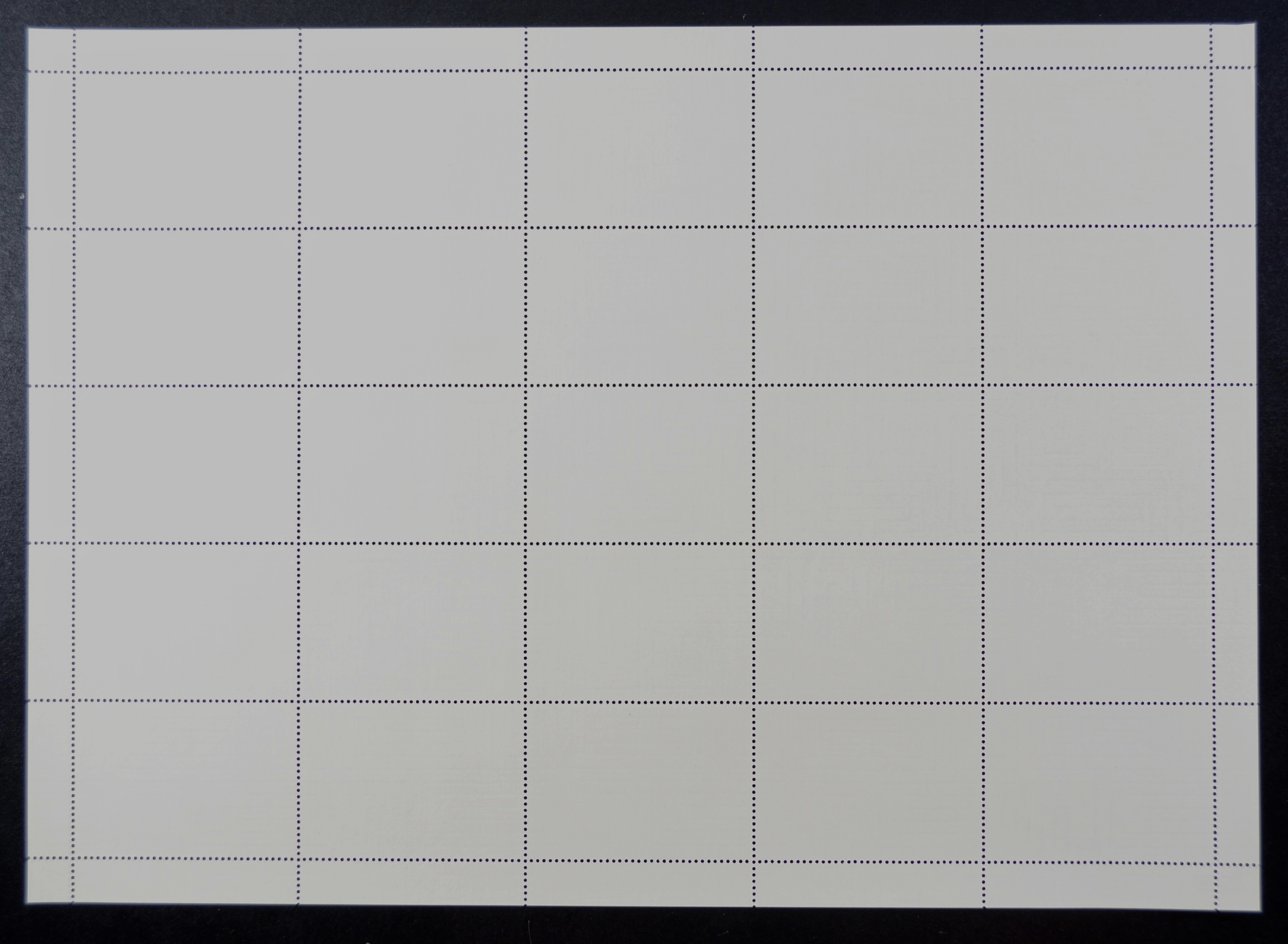 แสตมป์สัปดาห์สากลแห่งการเขียนจดหมาย 2533 เต็มแผ่น