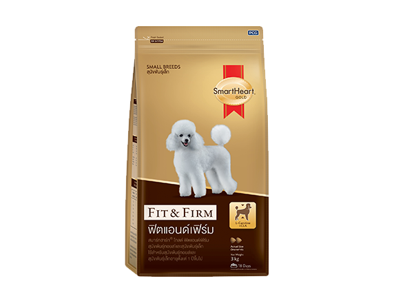 Smartheart Gold Fit and Firm small breed 1.5 kg สมาร์ทฮาร์ท โกลด์ ฟิตแอนด์เฟิร์ม สุนัขพันธุ์เล็ก 1.5 กก.