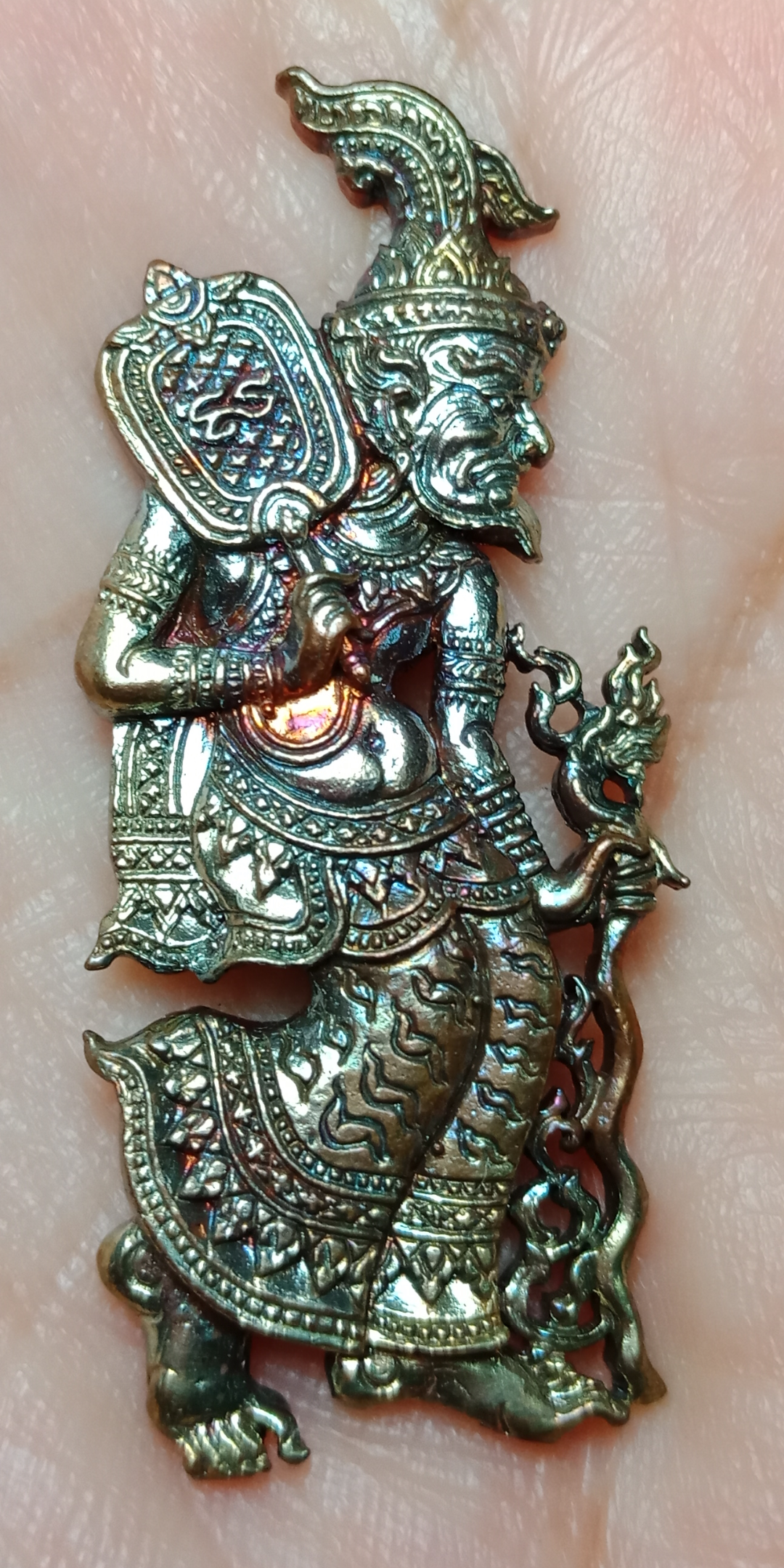 บรมครูฤาษีมุนีจักรพรรดิ์ (ฤาษีนารอด) เนื้อสัมฤทธิ์โชค หลวงพ่อรักษ์ อนาลโย วัดสุทธาวาส จ.อยุธยา