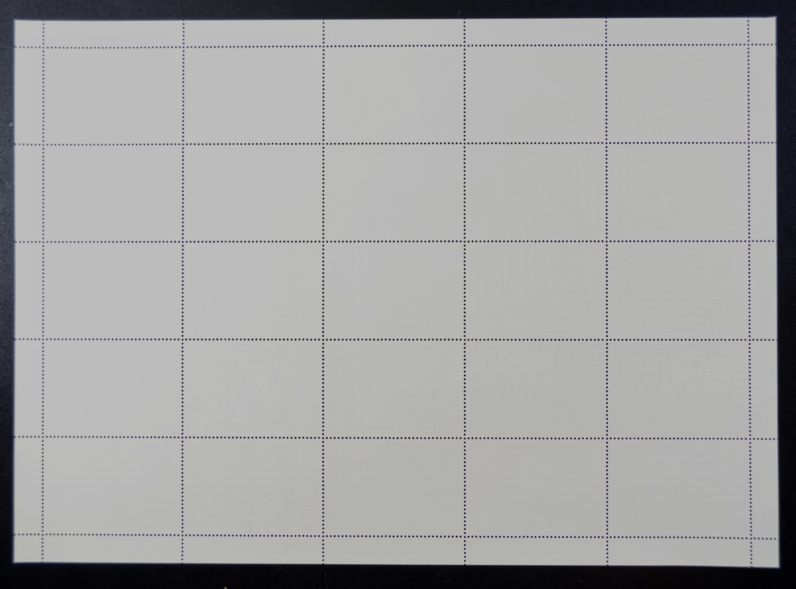 แสตมป์สัปดาห์สากลแห่งการเขียนจดหมาย 2533 เต็มแผ่น