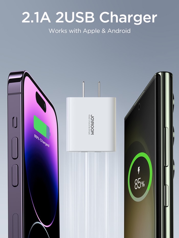 JR-TCN04US 2.1A 2USB CHARGER