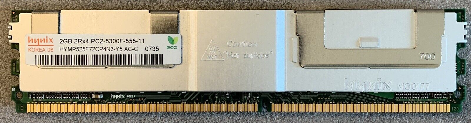 Micron 2GB 2RX4 PC2-5300F-555-11-H0 Memory Ram (Used) // สินค้ารับประกัน โดย บริษัท อะไหล่เซิร์ฟเวอร์ จำกัด