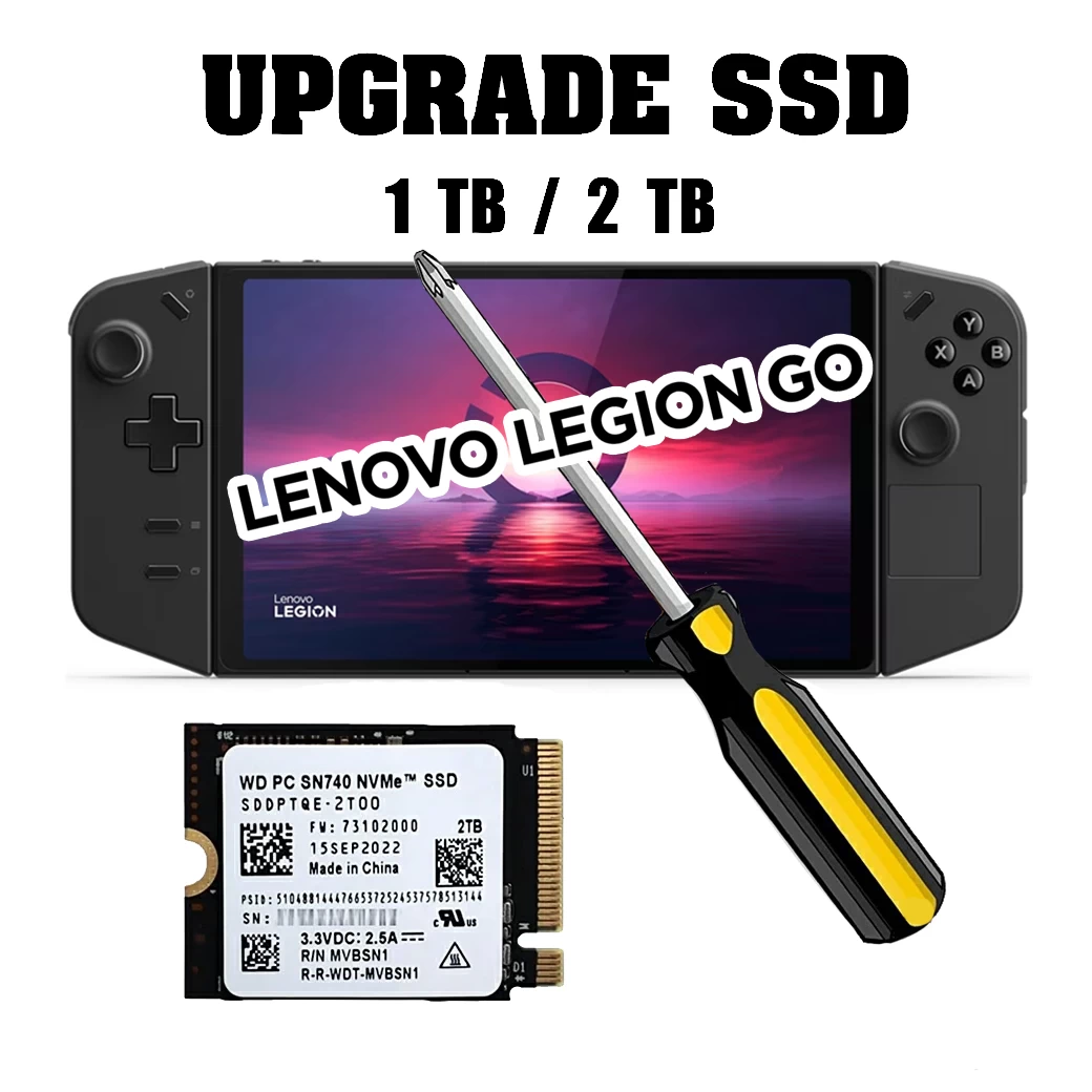 บริการเสริมอัพเกรด Lenovo Legion Go SSD M.2 (1TB/2TB)