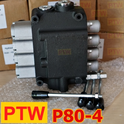 ไฮโดรลิคคอนโทรนวาวร์(6หุน) PTW P80-4(4แกน)(80L.)(3,000-4,600PSI)