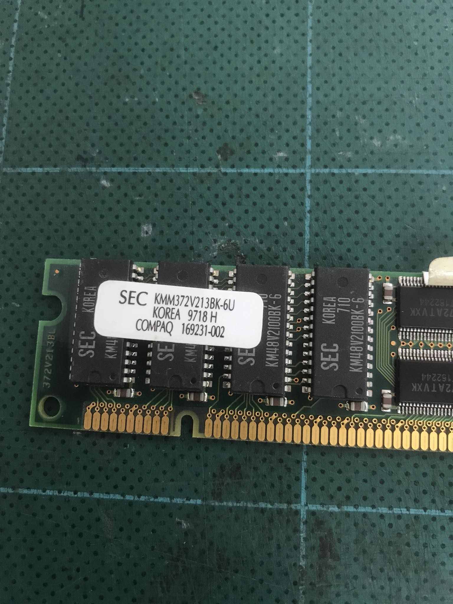 Compaq 16MB ECC 60ns 168-Pin DIMM Memory Module / 169231-002 (Used) // สินค้ารับประกัน โดย บริษัท อะไหล่เซิร์ฟเวอร์ จำกัด