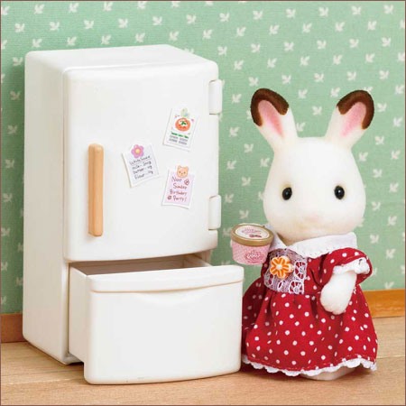 ซิลวาเนียน ตู้เย็น 2 ประตู Sylvanian Families Refrigerator Set