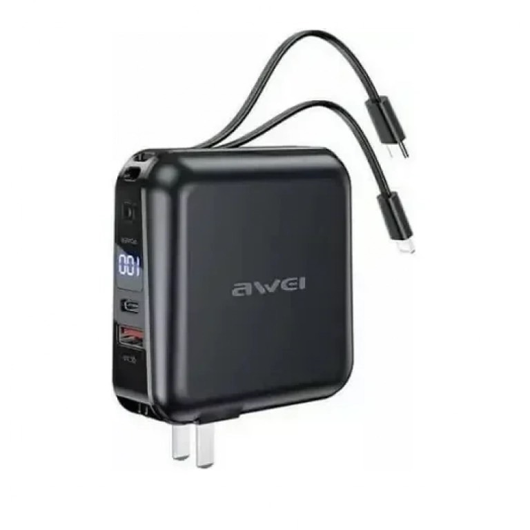 P48K 4IN1 PORTABLE MULTIFUNCTION POWERBANK 15000mAh