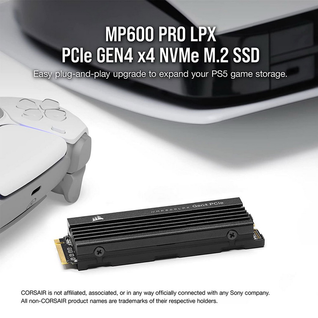 Corsair SSD MP600 PRO LPX 2TB (Black) *Heatsink