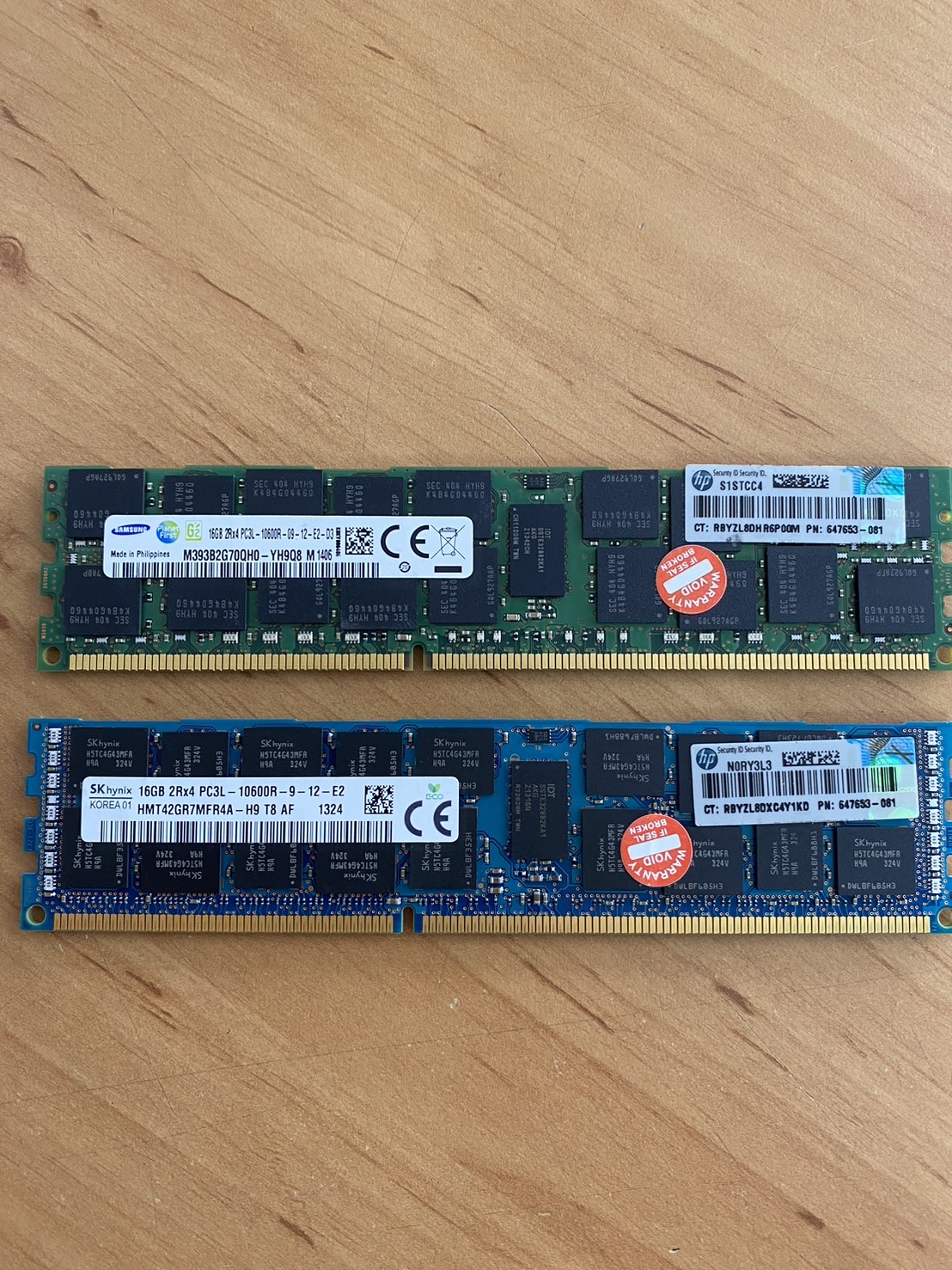 HP 16GB (2Rx4) PC3L-10600R Server Memory Ram // 647653-081 / M393B2G70QH0-YH9 / HMT42GR7MFR4A (Used) // สินค้ารับประกัน โดย บริษัท อะไหล่เซิร์ฟเวอร์ จำกัด