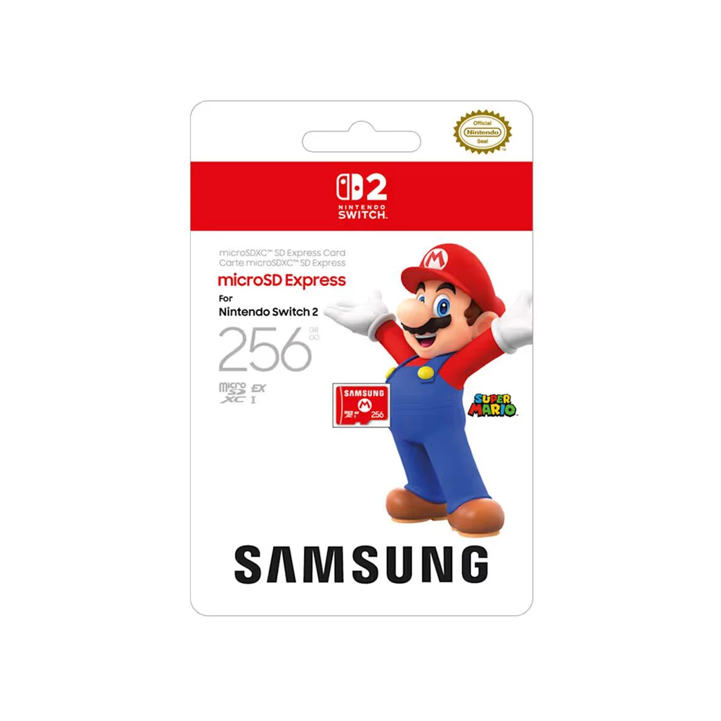 Nintendo Switch 2 : Samsung microSD Express Card (Mario) – ปลดล็อกประสบการณ์เต็มสปีดบน Switch 2!