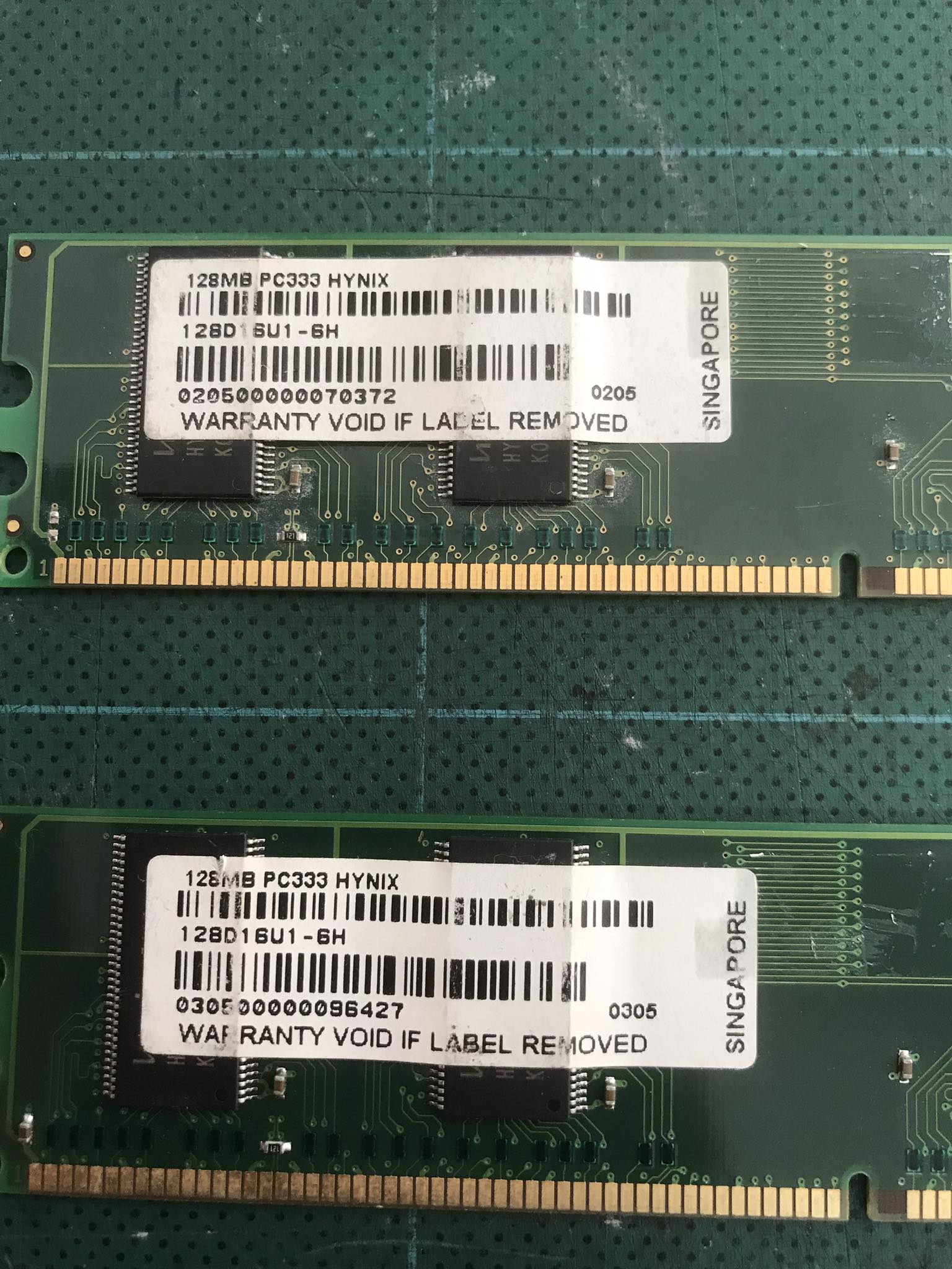 Hynix 128MB PC333 DDR SDRAM / 128D16U1-6H // (USED) สินค้ารับประกัน โดย บริษัท อะไหล่เซิร์ฟเวอร์ จำกัด